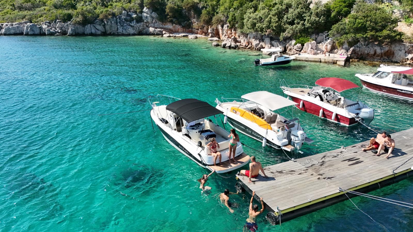 Boat transfer to the Elaphiti Islands
