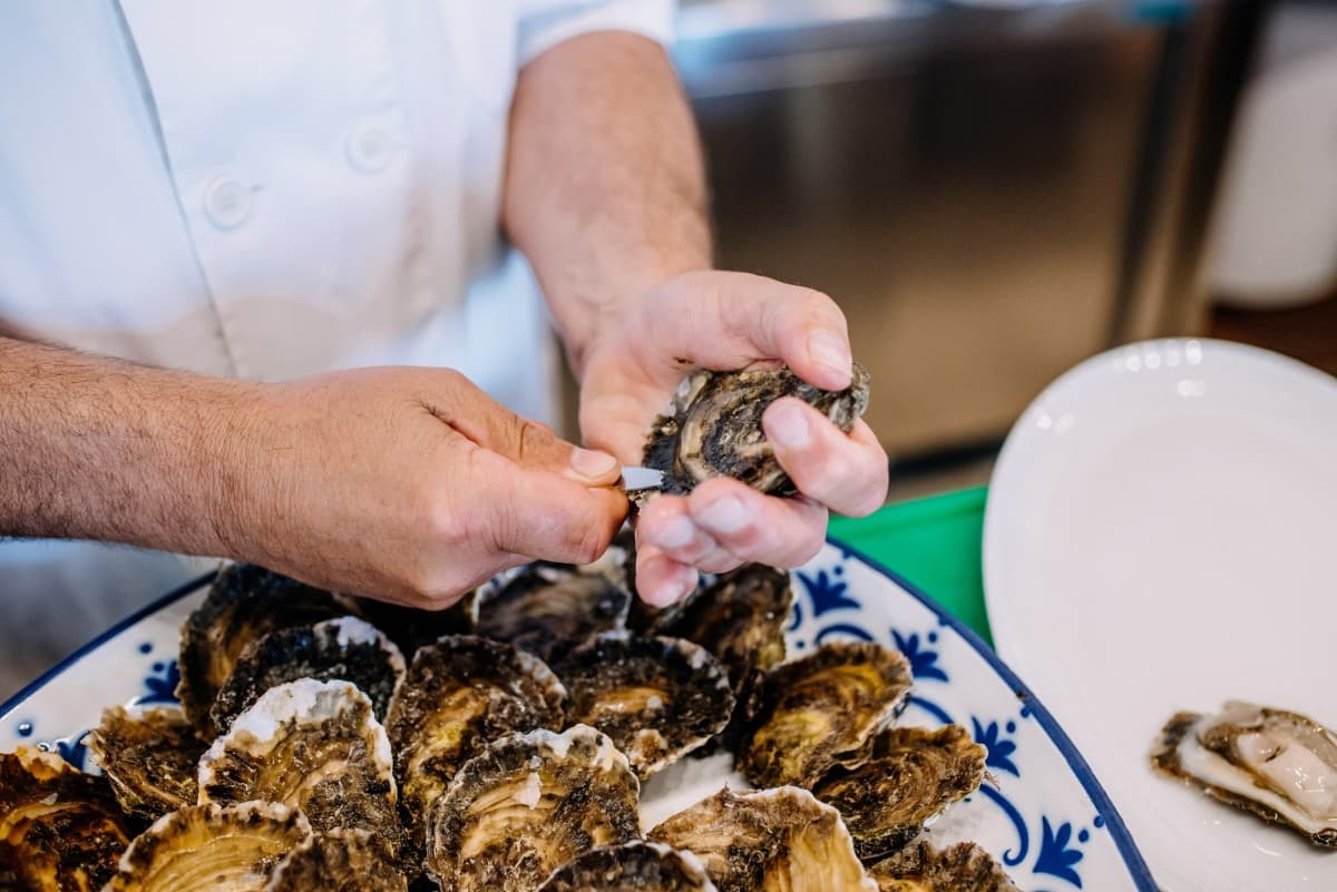 Fresh oysters prepared at our partner restaurants