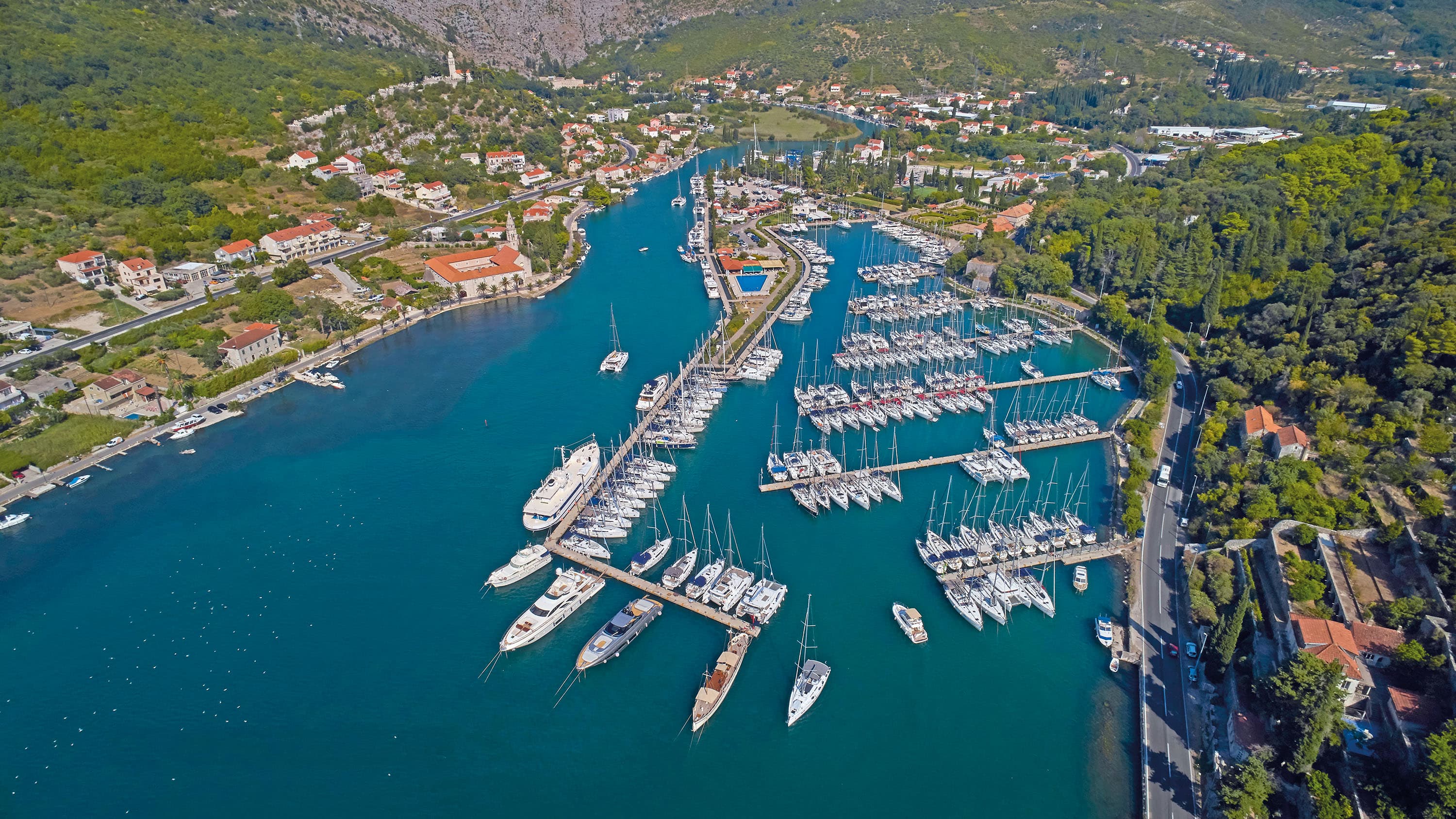 Departure from ACI Marina Dubrovnik