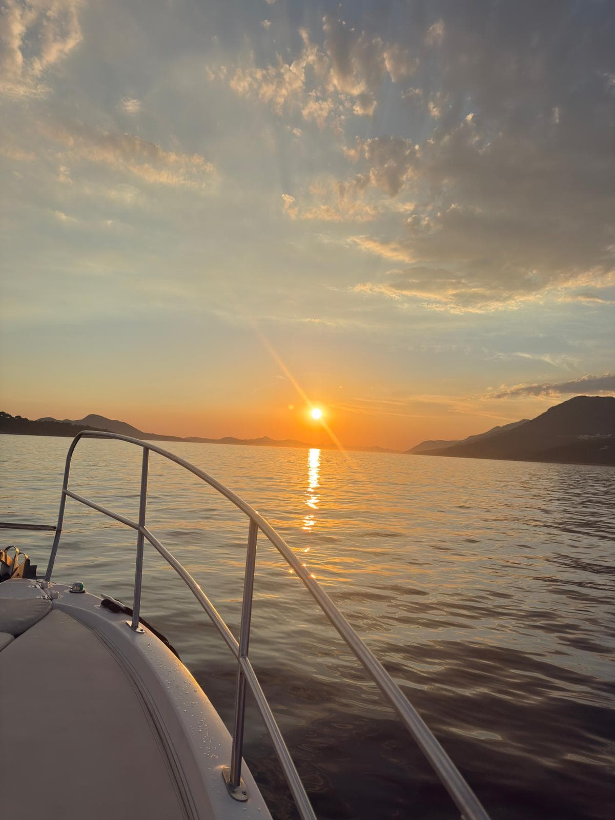 Sunset private boat cruise